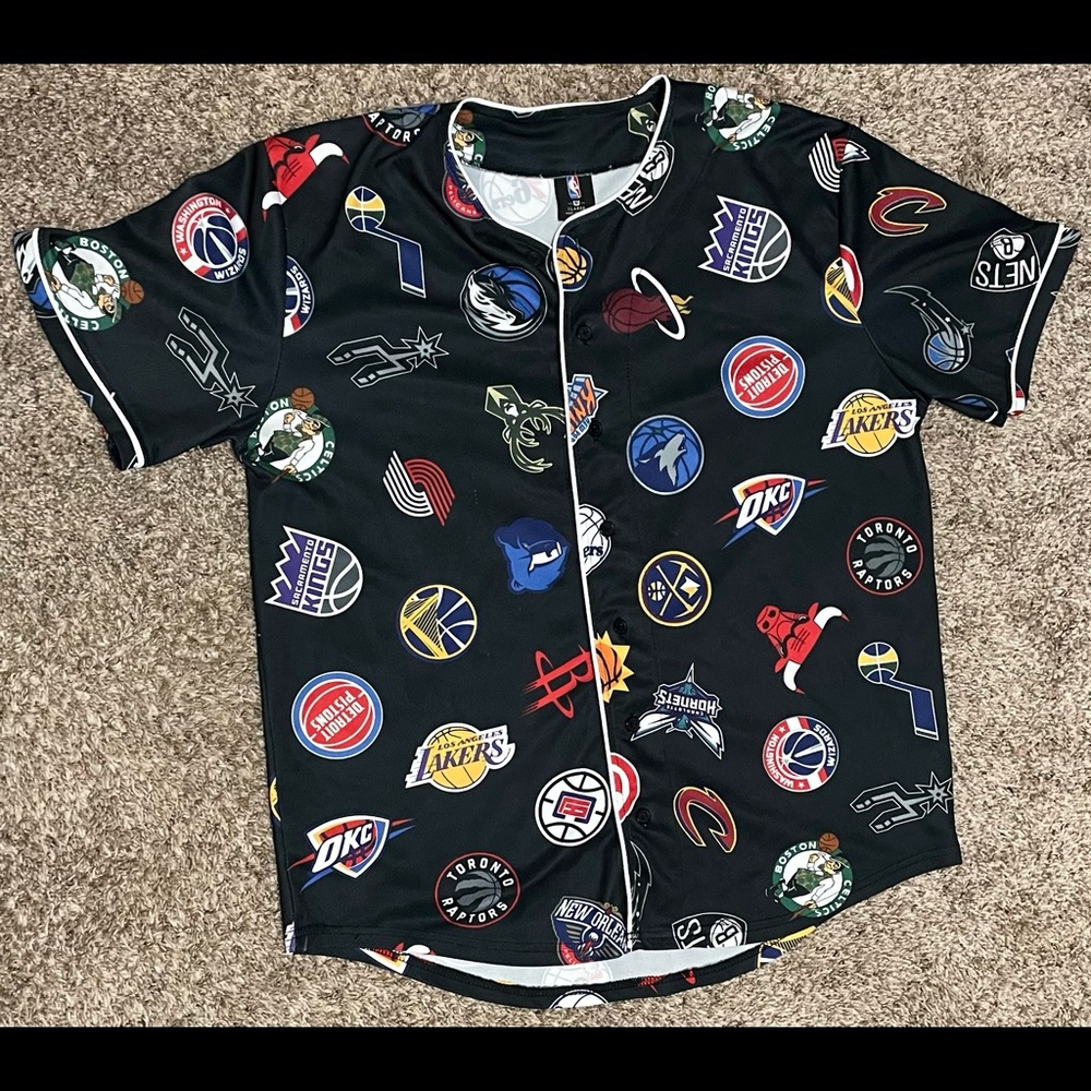 NBA Teams Black Jersey XL